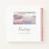 Georgia Kazbegi Architecture Nature Notebook Notizblock (Rückseite)