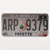 Georgia-Kfz-Kennzeichentelefonfall Case-Mate iPhone Hülle (Rückseite (Horizontal))