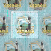 Georgia Lighthouse Stoff (Kachel)