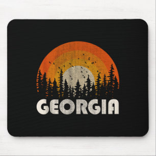 Georgia - lustige Natur Vintage-Wandern 60er 70er Mousepad