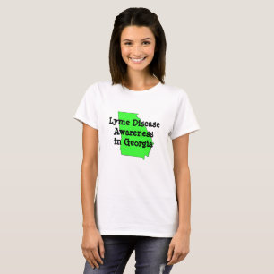 Georgia Lyme-Borreliose-Bewusstseinsshirt T-Shirt