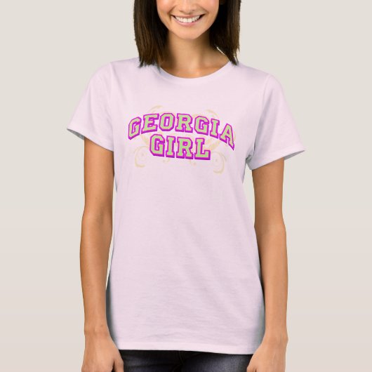 Georgia-Mädchen (verziert, Lite) T-Shirt (Vorderseite)