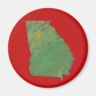 Georgia Map Magnet