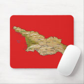 Georgia Map Mousepad (Mit Mouse)