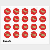 Georgia Map Sticker (Blatt)
