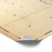 Georgia Map von Arrowsmith Poster (Ecke)