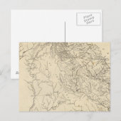 Georgia Map von Arrowsmith Postkarte (Vorne/Hinten)