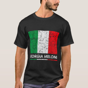 Georgia Meloni italienische Heldin Italienflagge  T-Shirt