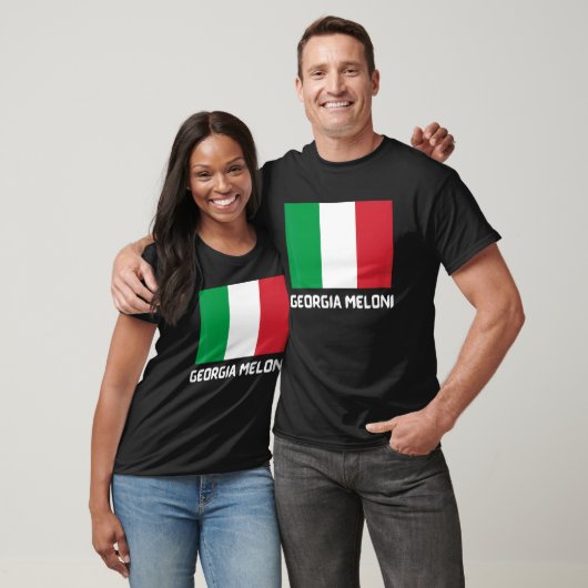 Georgia Meloni - Italienische Herdenflagge_1 T-Shirt (Unisex)