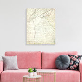 Georgia, NC, SC, Tenn, Ala, Florida Leinwanddruck (Insitu (Wohnzimmer))
