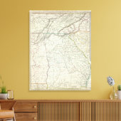 Georgia, NC, SC, Tenn, Ala, Florida Leinwanddruck (Insitu (Wohnzimmer))
