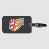 Georgia Nickname Word Art Gepäckanhänger (Vorderseite (Horizontal))