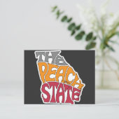Georgia Nickname Word Art Postkarte (Stehend Vorderseite)