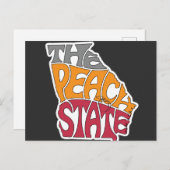 Georgia Nickname Word Art Postkarte (Vorne/Hinten)