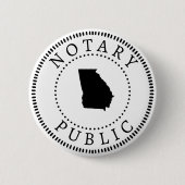Georgia Notar Public Button (Vorderseite)