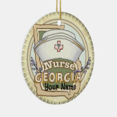 Georgia Nurse Keramik Ornament (Rechts)