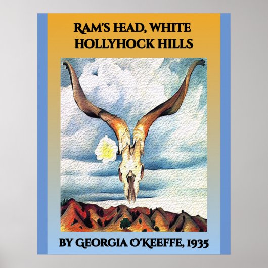 Georgia O"Keeffe 1935 Poster (Vorne)