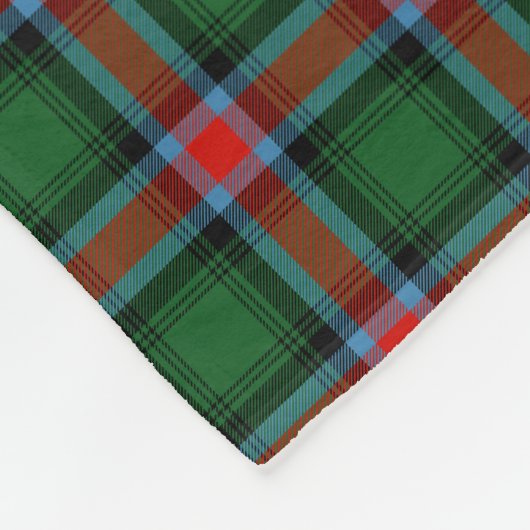Georgia offiziell Staat tartan Fleecedecke (Ecke)