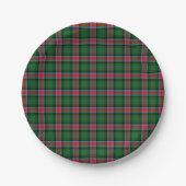 Georgia offiziell Staat tartan Pappteller (Vorderseite)