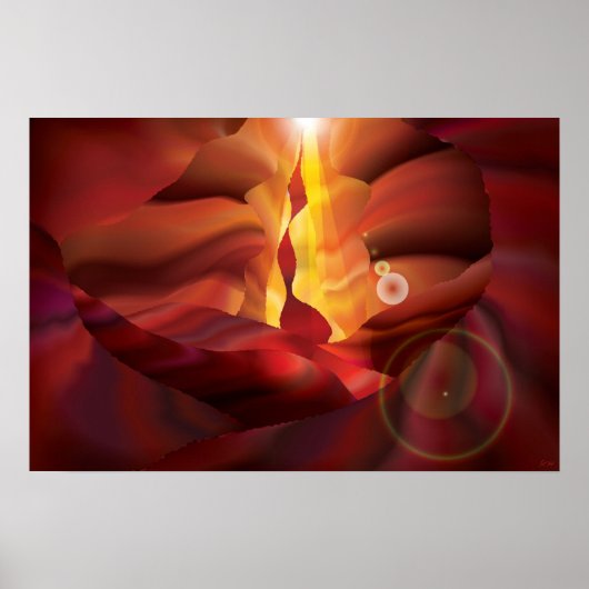 Georgia O'Keefe geht zu einem Poster in Arizona (Vorne)