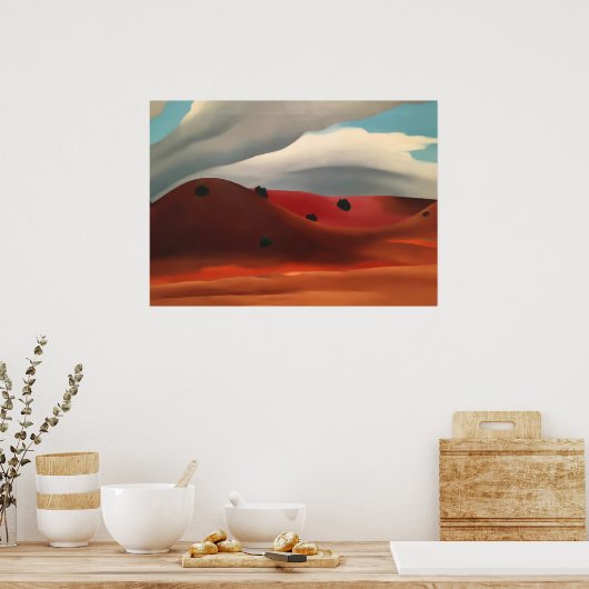Georgia o'keeffe art poster (Küche)