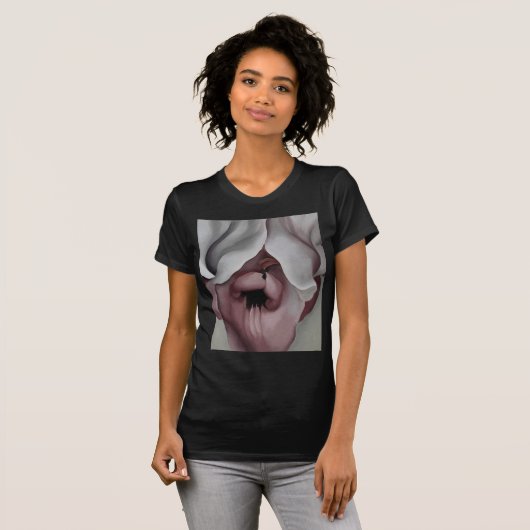 Georgia Okeeffe Black Iris T-Shirt (Vorne ganz)