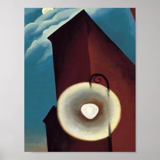 Georgia O'Keeffe calle nueva luna Poster (Vorne)