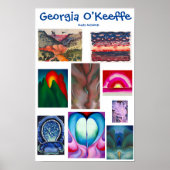Georgia O'Keeffe, Early Artwork, Poster (Vorne)