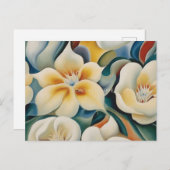 Georgia O'Keeffe flowers Postkarte (Vorne/Hinten)