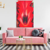 Georgia O'Keeffe - Inside Red Canna Leinwanddruck (Insitu (Wohnzimmer))