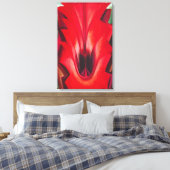 Georgia O'Keeffe - Inside Red Canna Leinwanddruck (Insitu (Schlafzimmer))