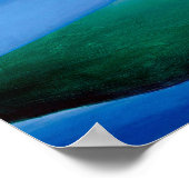 Georgia O'Keeffe, Lake George Reflection (1921) Poster (Ecke)