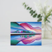 Georgia O'Keeffe, Lake George Reflection (1921) Postkarte (Stehend Vorderseite)