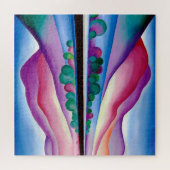 Georgia O'Keeffe, Lake George Reflection (1921) Puzzle (Horizontal)