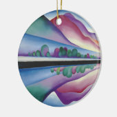 Georgia_O'Keeffe - Lake George Reflection Keramik Ornament (Links)