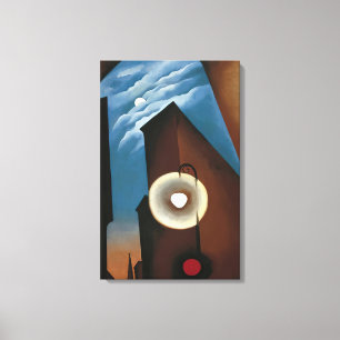 Georgia O'Keeffe - New York mit dem Mond Leinwanddruck