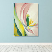 Georgia O'Keeffe - Pink tulipe Leinwanddruck (Insitu (Holzboden))