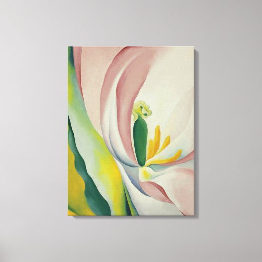 Georgia O'Keeffe - Pink tulipe Leinwanddruck (Vorderseite)