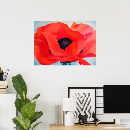 Georgia o'keeffe poster (Heimbüro)