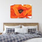 Georgia O'Keeffe - Roter Mohn Leinwanddruck (Insitu (Schlafzimmer))