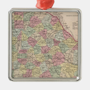 Georgia Ornament Aus Metall