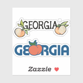 Georgia Peach Aufkleber