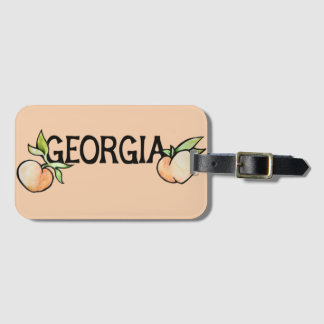 Georgia Peach Gepäckanhänger