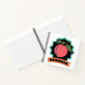 Georgia Peach-Logo Notizblock (Innenseite)