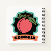 Georgia Peach-Logo Notizblock (Rückseite)