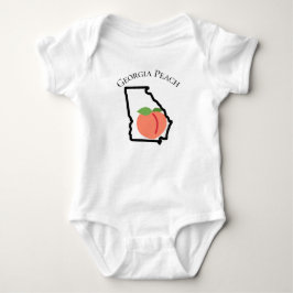 Georgia Peach neugeborene Bodysuit Baby Strampler