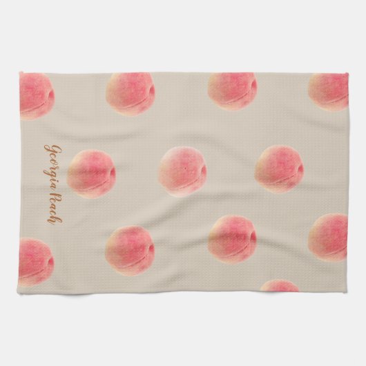 Georgia Peach Pattern Kitchen Towels  Geschirrtuch (Horizontal)