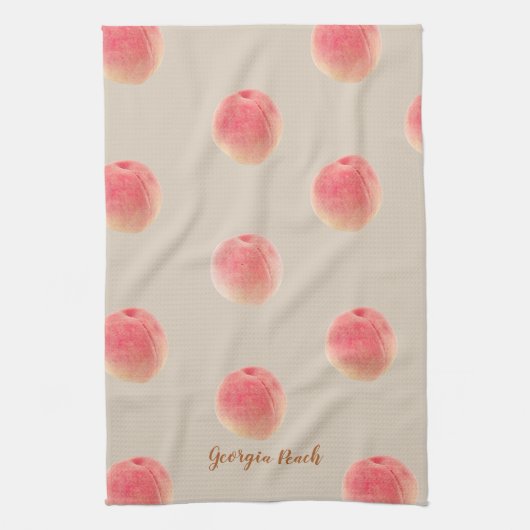 Georgia Peach Pattern Kitchen Towels Geschirrtuch (Vertikal)
