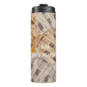Georgia Peach Pie Custom Thermal Tumbler Thermosbecher (Vorderseite)