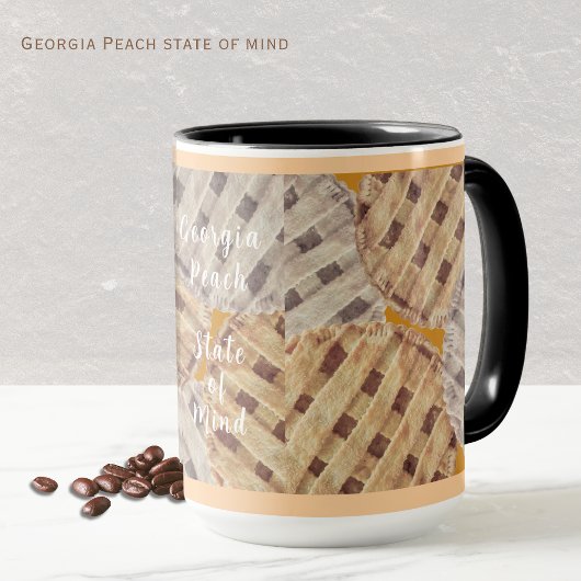 Georgia Peach Pie Mug Tasse